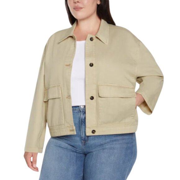NEW Gap Women's Relaxed Fit Jacket | Cream - Picture 4 of 6